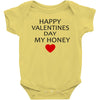 happy valentine day honey Baby Bodysuit
