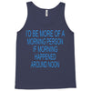 morning person Tank Top