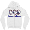 ocd obsessive cat disorder Zipper Hoodie