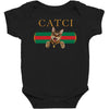 Catci Gucci Parody Baby Bodysuit