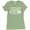 caffeine loading Ladies Fitted T-Shirt
