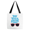 time to go tropical awesome paradise Tote Bags