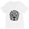ask me about my shar pei V-Neck Tee