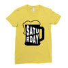 Saturday Beer Ladies Fitted T-Shirt