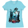 shark forest Ladies Fitted T-Shirt