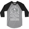 Golfer Godfather 3/4 Sleeve Shirt