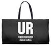 underground resistence Weekender Totes