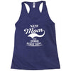 New Mom 2018 Rokie Dept. Racerback Tank