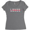 humorous loner Women's Triblend Scoop T-shirt