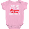 if it's not a love like roseanne &amp; dan i don't want it Baby Bodysuit