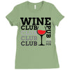 Wine Club pub Ladies Fitted T-Shirt