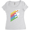rebellious streaks Women's Triblend Scoop T-shirt