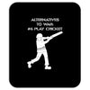 alternatives to war play cricket batting anti war stencil tour Mousepad