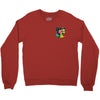 Flower Pocket Crewneck Sweatshirt