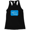 suck it trebek Racerback Tank