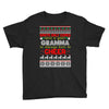 santa only comes once a year gramma is always here to cheer Youth Tee