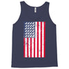 t-rex vintage american flag Tank Top