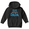 Only the Best Dads get Promoted to Papa Youth Hoodie
