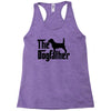 the dogfather beagle Racerback Tank