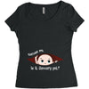 Excuse Me is it January yet? Baby Boy Women's Triblend Scoop T-shirt