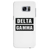 Delta Gamma Black Samsung Galaxy S7 Edge