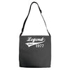 legend since 1977, funny Adjustable Strap Totes
