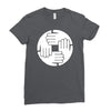 dj remix funny mens Ladies Fitted T-Shirt