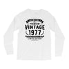 Genuine Premium Vintage 1977 Classic Perfectly Aged Limited Edition Long Sleeve Shirts