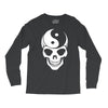 yin yang skull Long Sleeve Shirts