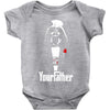 funny stars wars godfather parody yourfather mens Baby Onesie