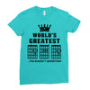 F Chord Dad Funny Guitar Ladies Fitted T-Shirt