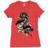 many colors  snake Ladies Fitted T-Shirt
