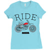 ride and shine Ladies Fitted T-Shirt