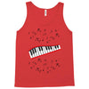Piano And Music Tank Top