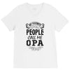 My Favorite People Call Me Opa V-Neck Tee