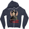 i want you to rebel Zipper Hoodie