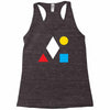 clean bandit shapes geometric Racerback Tank