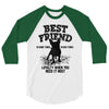 Best Friend Pug 3/4 Sleeve Shirt