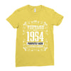 vintage made in 1954 perfectly aged a living legend Ladies Fitted T-Shirt