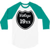 vintage 3/4 Sleeve Shirt