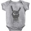 death to all but metal Baby Onesie