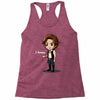 i know Racerback Tank