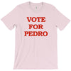 vote for pedro ringer t shirt napoleon dynamite ninja skills T-Shirt