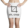 oh crop Mini Skirts