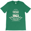 premium vintage 1963 classic perfectly aged limited edition T-Shirt