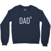 dad of 3 Crewneck Sweatshirt