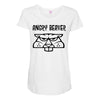 angry beaver Maternity Scoop Neck T-shirt