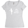 can i clean for you Women's Triblend Scoop T-shirt