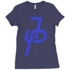 jake paul blue Ladies Fitted T-Shirt