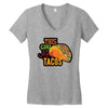 this girl likes tacos Women's V-Neck T-Shirt